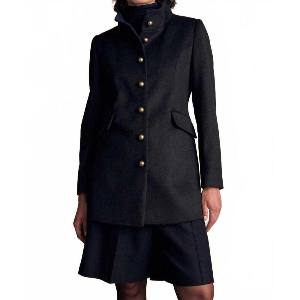 NEW JACK MURPHY lynn wool jacket in deep navy melton